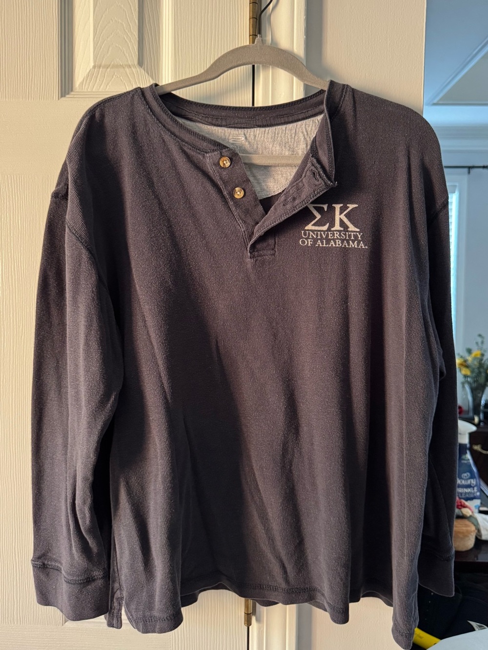University of Alabama Long-Sleeve Henley - Navy